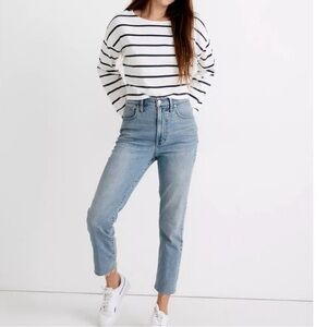 NEW Madewell The Petite Perfect Vintage Jean in Ellicott Wash 25P light wash